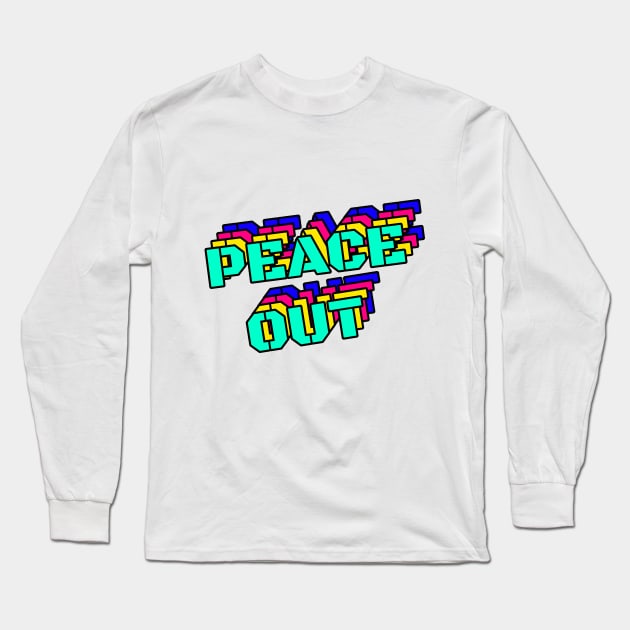 Peace Out Long Sleeve T-Shirt by Jackson Williams
